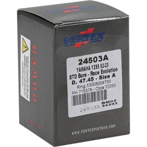 Yamaha YZ Piston Kit - Vertex Pistons - Cast Race Evolution - `02-`24
